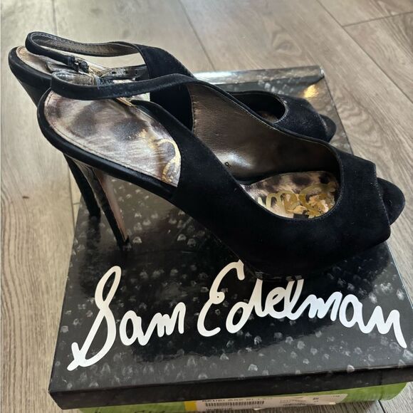 Sam Edelman Penelope black  Lea high heels used - Picture 8 of 8